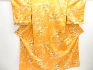 花束模様小紋着物